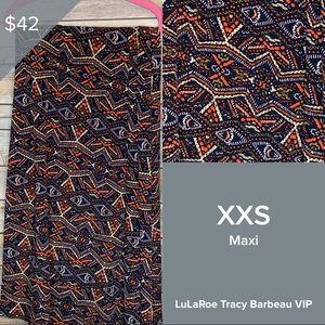 NWT LuLaRoe maxi skirt Size XXS